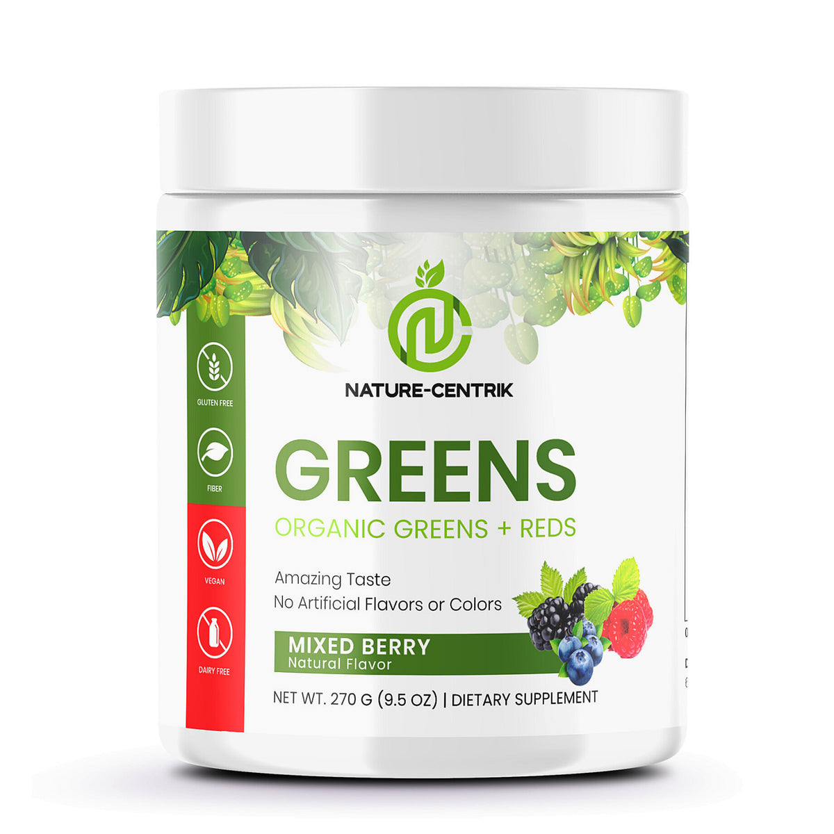 100% Organic- Greens &amp; Reds