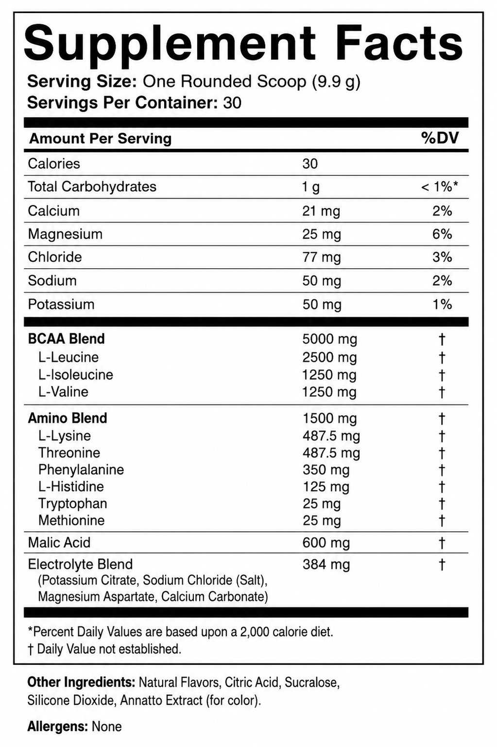 100% Organic EAA + BCAA'S Essential Energy- Berry Blast
