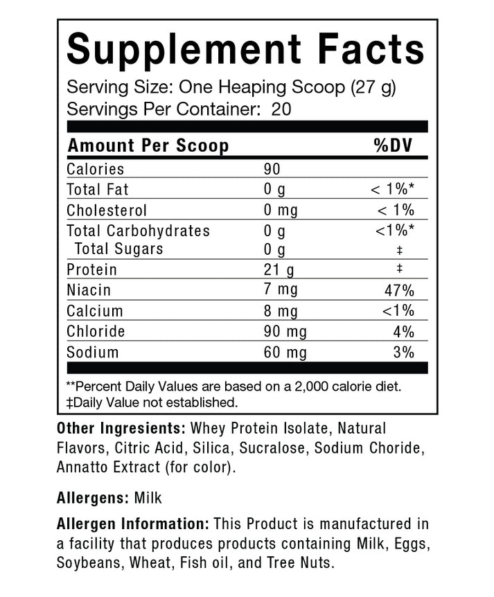 Tropical Sunrise Clear Whey Protein 1.2lb | 21g Pure Isolate