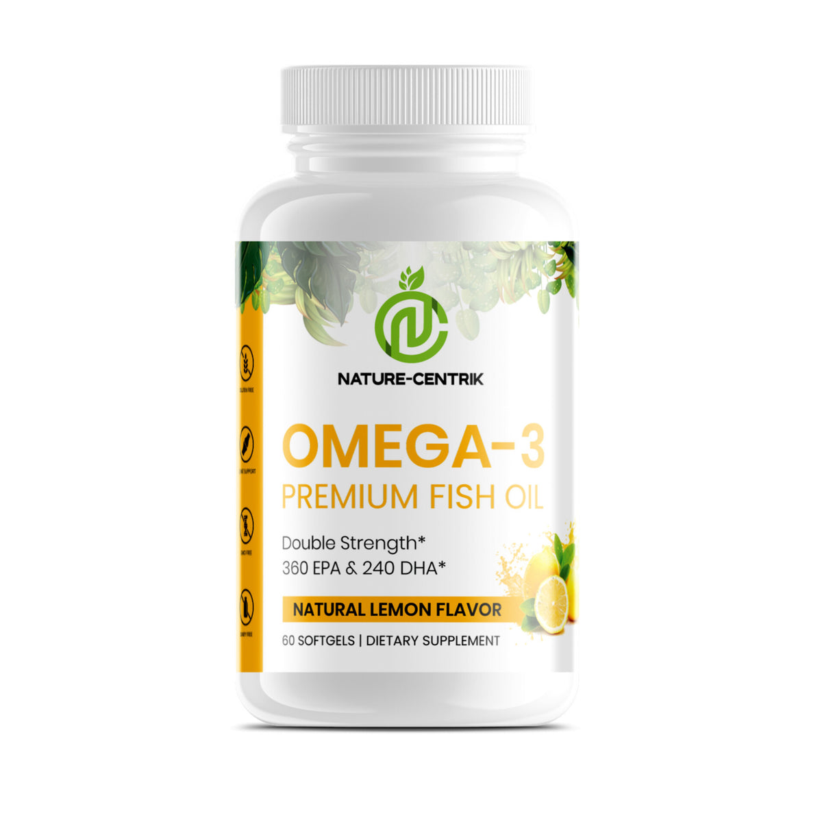 100% Organic- Omega-3 Fish Oil