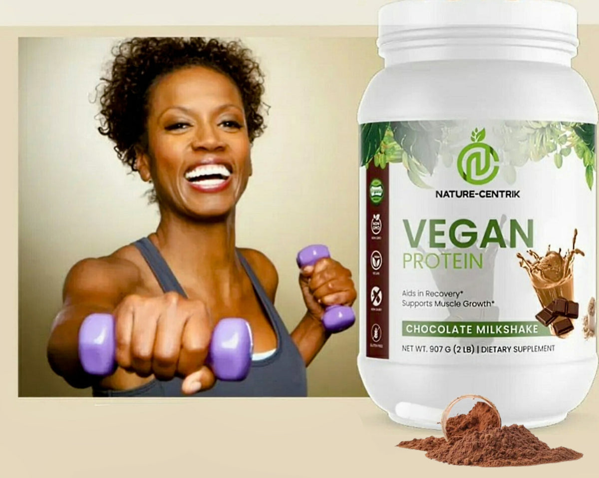 100% Organic- Vegan Protein Milkshake, Chocolate