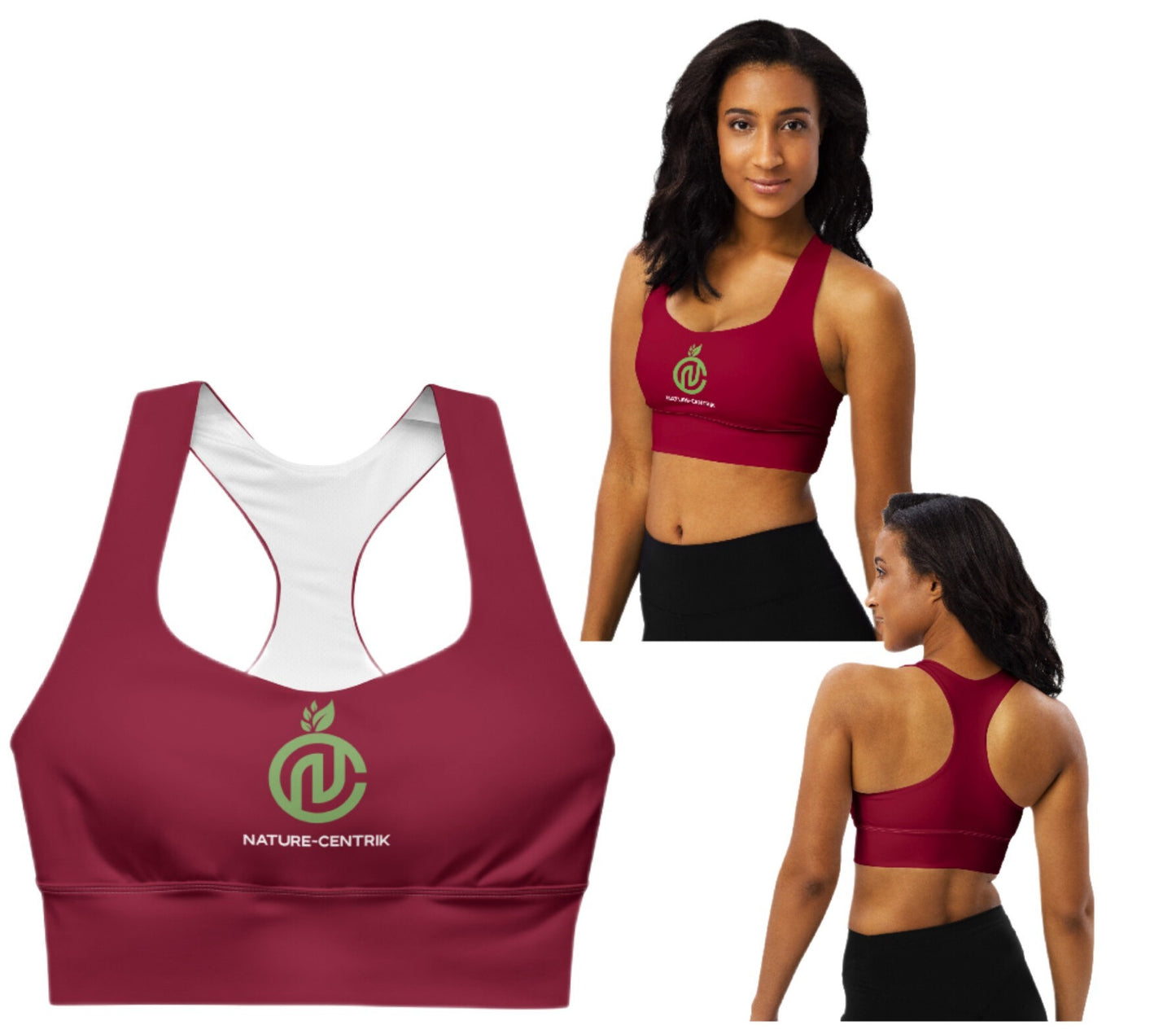"New" Burgundy sports bra