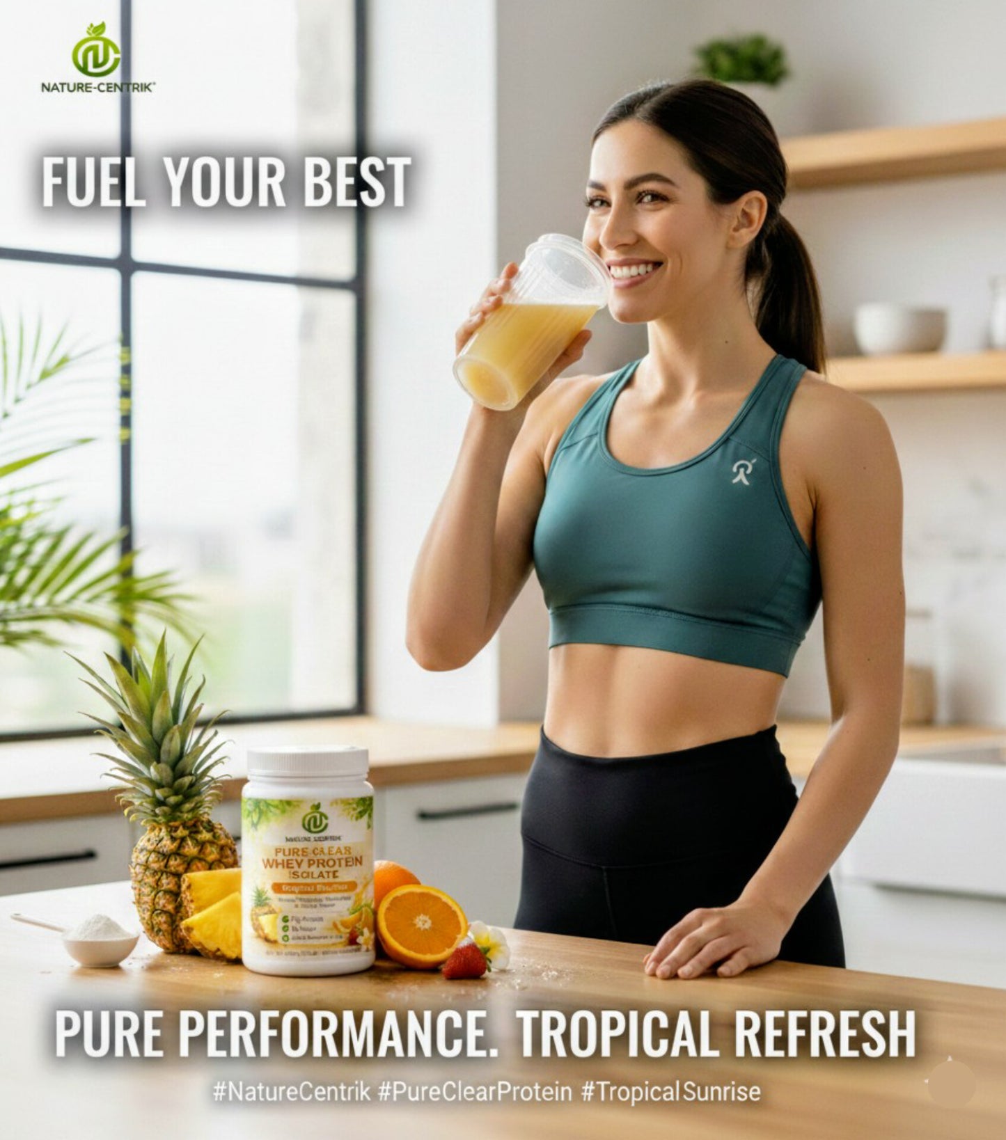 Tropical Sunrise Clear Whey Protein 1.2lb | 21g Pure Isolate