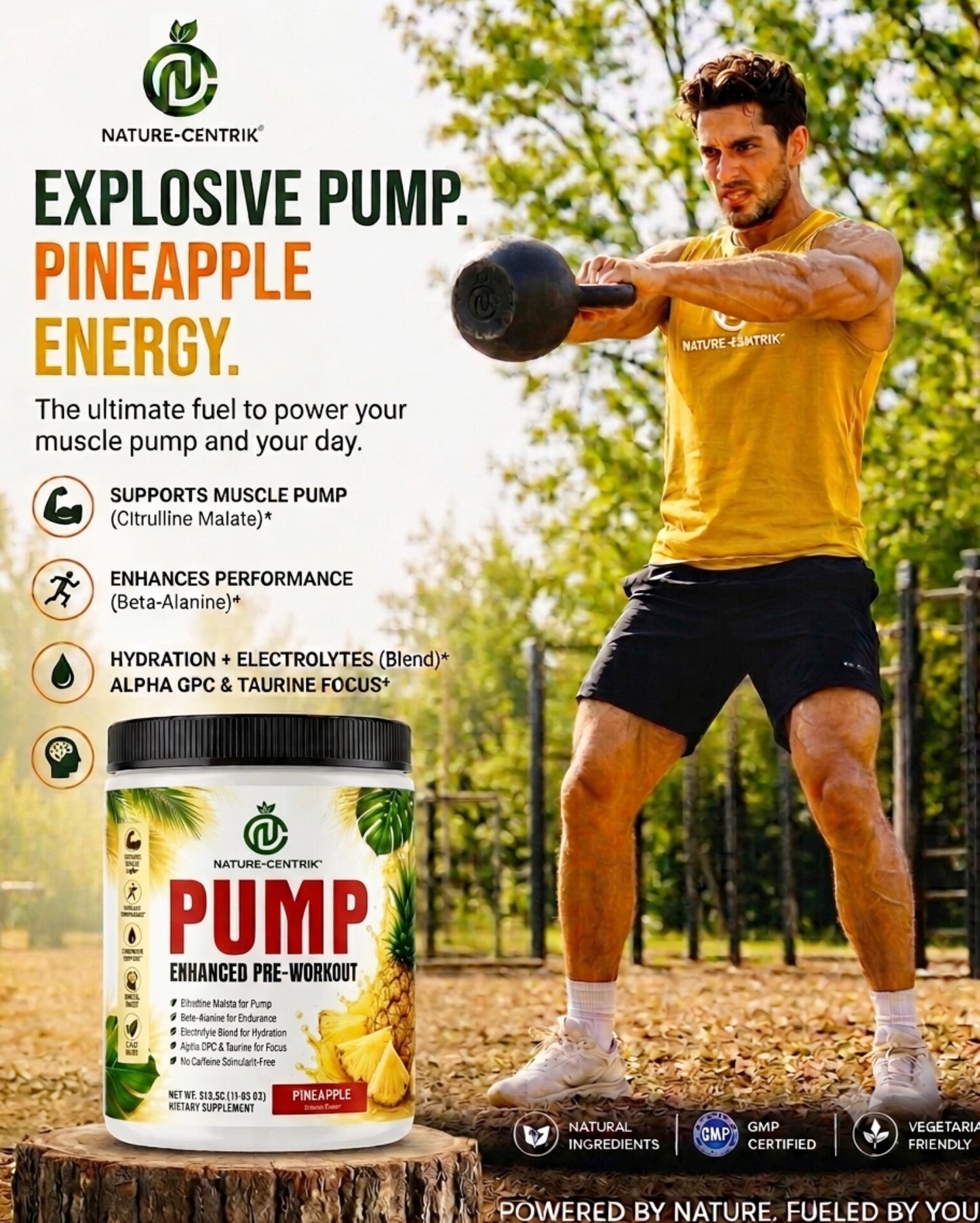 Pineapple Pump – Enhanced Pre-Workout