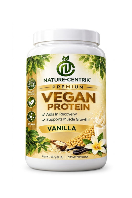 100% Organic- NC Vegan Protein Milkshake, Vanilla