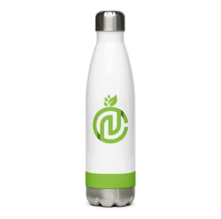 Water Bottle 100% Stainless steel/ Wht