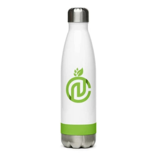 Water Bottle 100% Stainless steel/ Wht