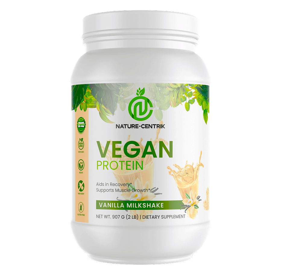 100% Organic- Vegan Protein Milkshake,Vanilla