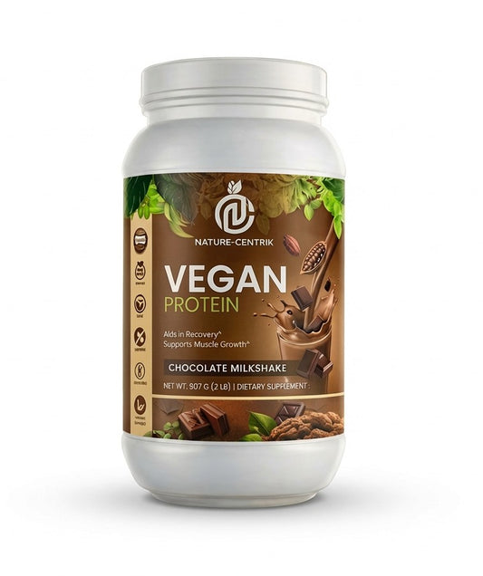 100% Organic- Vegan Protein Milkshake, Chocolate