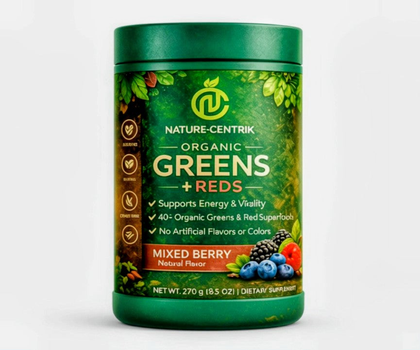 100% Organic- Greens & Reds