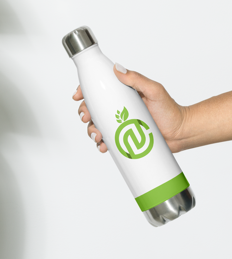 Stainless steel water bottle